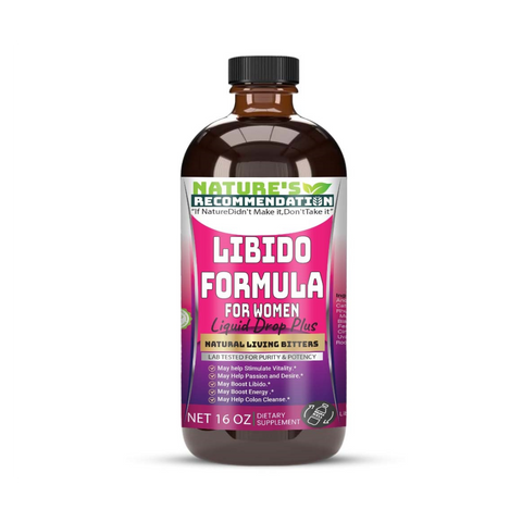 Libido Formula for women Living Bitters 16 oz Alkaline spring water W/ Raspberry Root