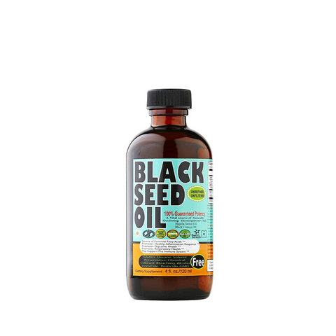 Pure Cold Pressed Black Seed Oil - 4 oz. Glass