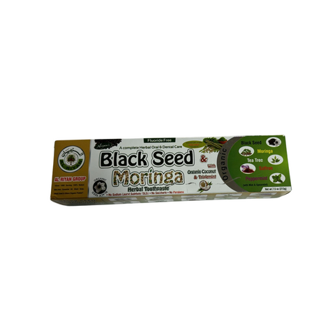 100% Black Seed & Moringa Toothpaste - 7.5 oz