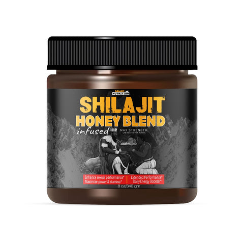 8+ Herbs and Shilajit & Honey Tonic - 16 oz