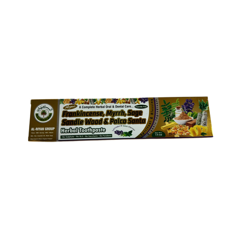 Frankincense, Myrrh, Sage Sandle Wood and Palco Santa Herb Toothpaste  7.5 OZ