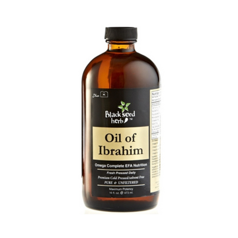 Oils Of Ibrahim Blend for eczema and psoriasis - 16 oz. Glass