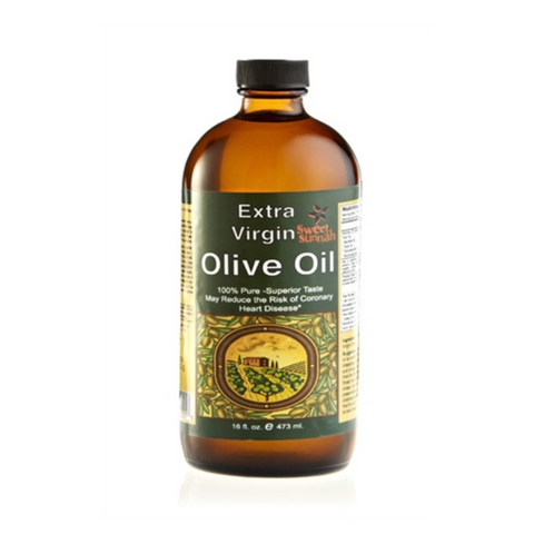 Pure Cold Pressed Extra Virgin Olive Oil - 16 oz. Glass