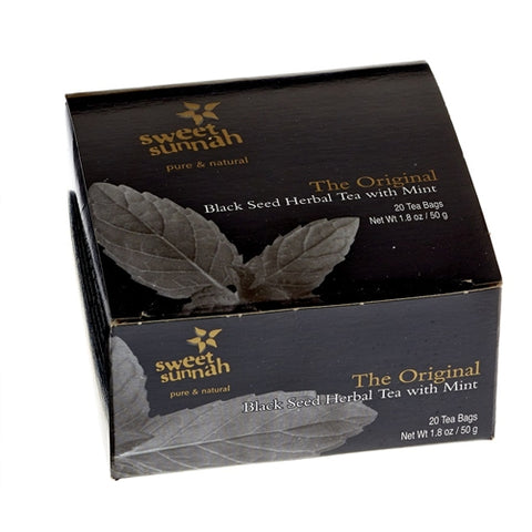 The Original Black Seed Herbal Tea w/ Mint - 20 Bags