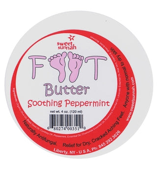 Foot Butter Soothing Peppermint - 4 oz